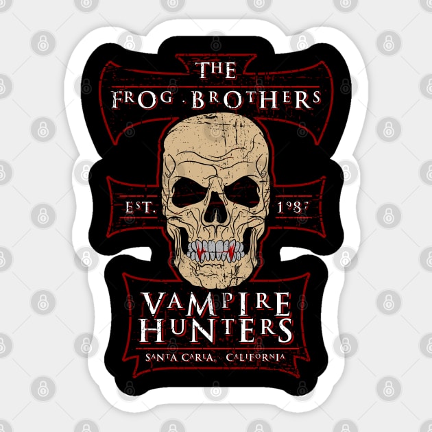 The Frog Brothers, Vampire Hunters Sticker by HEJK81